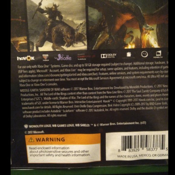 Middle Earth: Shadow of War for Xbox One - Picture 6 of 10